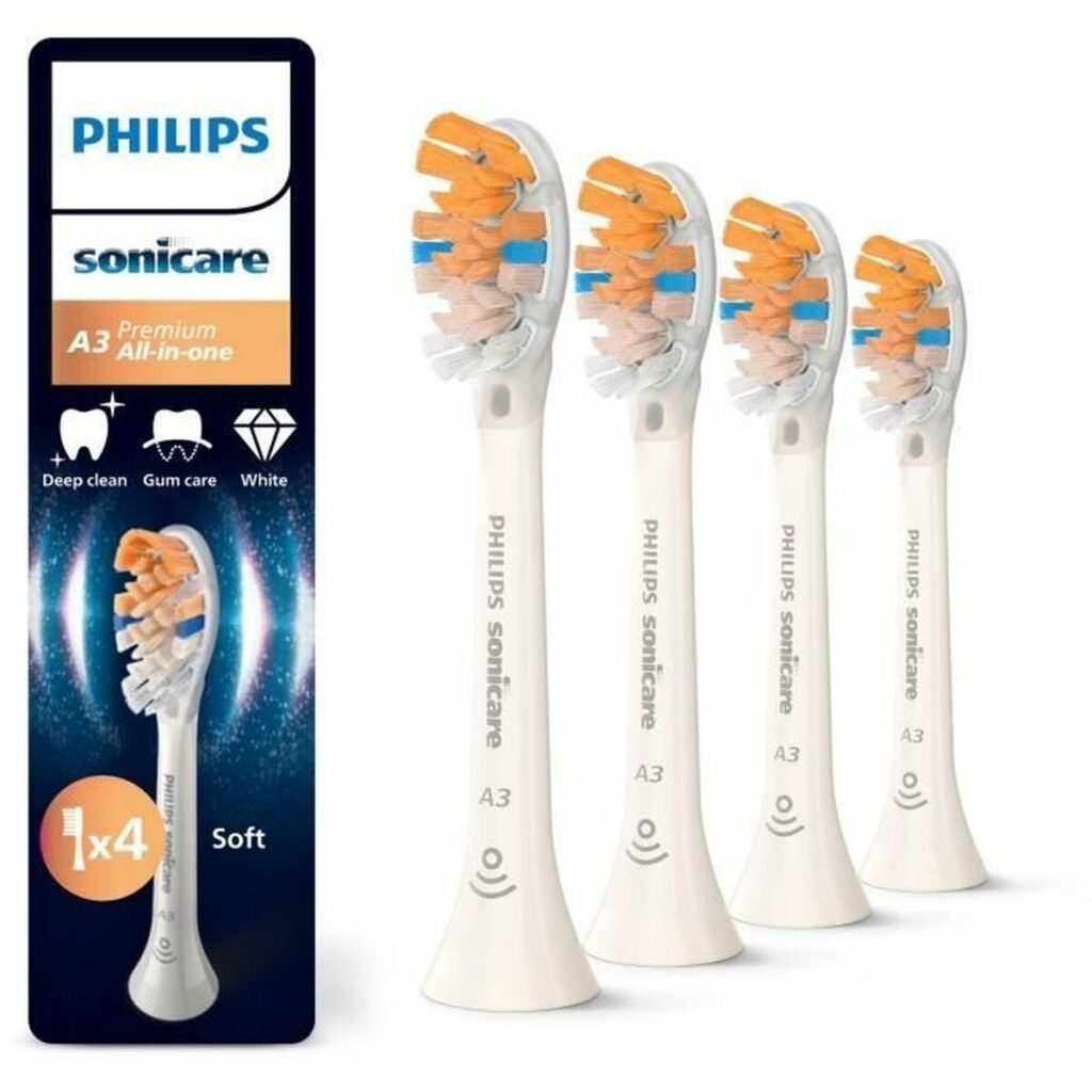 Cabezal de Recambio Philips Blanco 4 Unidades