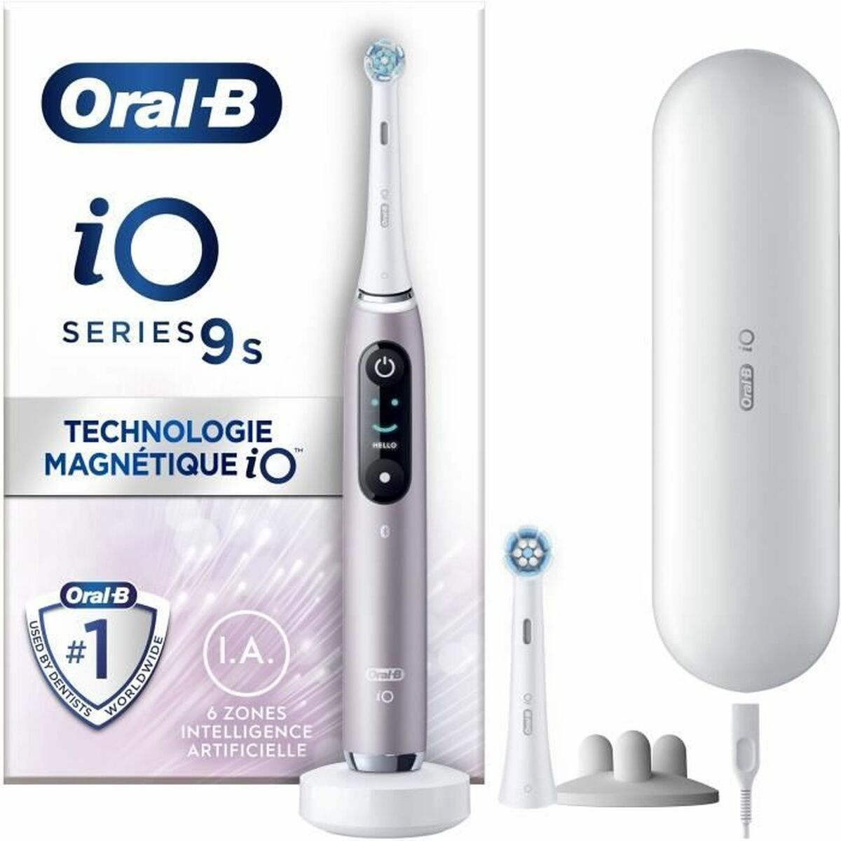 Cepillo de Dientes Eléctrico Oral-B Serie iO9s (2 Piezas) (2 Unidades)